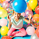 Gekleurde Ballonnen Confetti Latex 5st Gekleurde Ballonnen Confetti Latex 5st