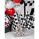 Ballonnen Race Dubbelzijdig Latex 25cm 6st Ballonnen Race Dubbelzijdig Latex 25cm 6st