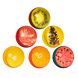 6 Stuiterballen Fruit 6 3cm 6 Stuiterballen Fruit 6 3cm