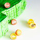 6 Stuiterballen Fruit 6 3cm 6 Stuiterballen Fruit 6 3cm