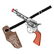 Cowboy kind pistool 23cm, riem 100cm en holster Cowboy kind pistool 23cm, riem 100cm en holster