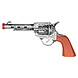 Cowboy kind pistool 23cm, riem 100cm en holster Cowboy kind pistool 23cm, riem 100cm en holster