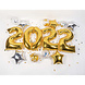 Gouden Cijfer Ballon 0 Jaar 86cm Gouden Cijfer Ballon 0 Jaar 86cm
