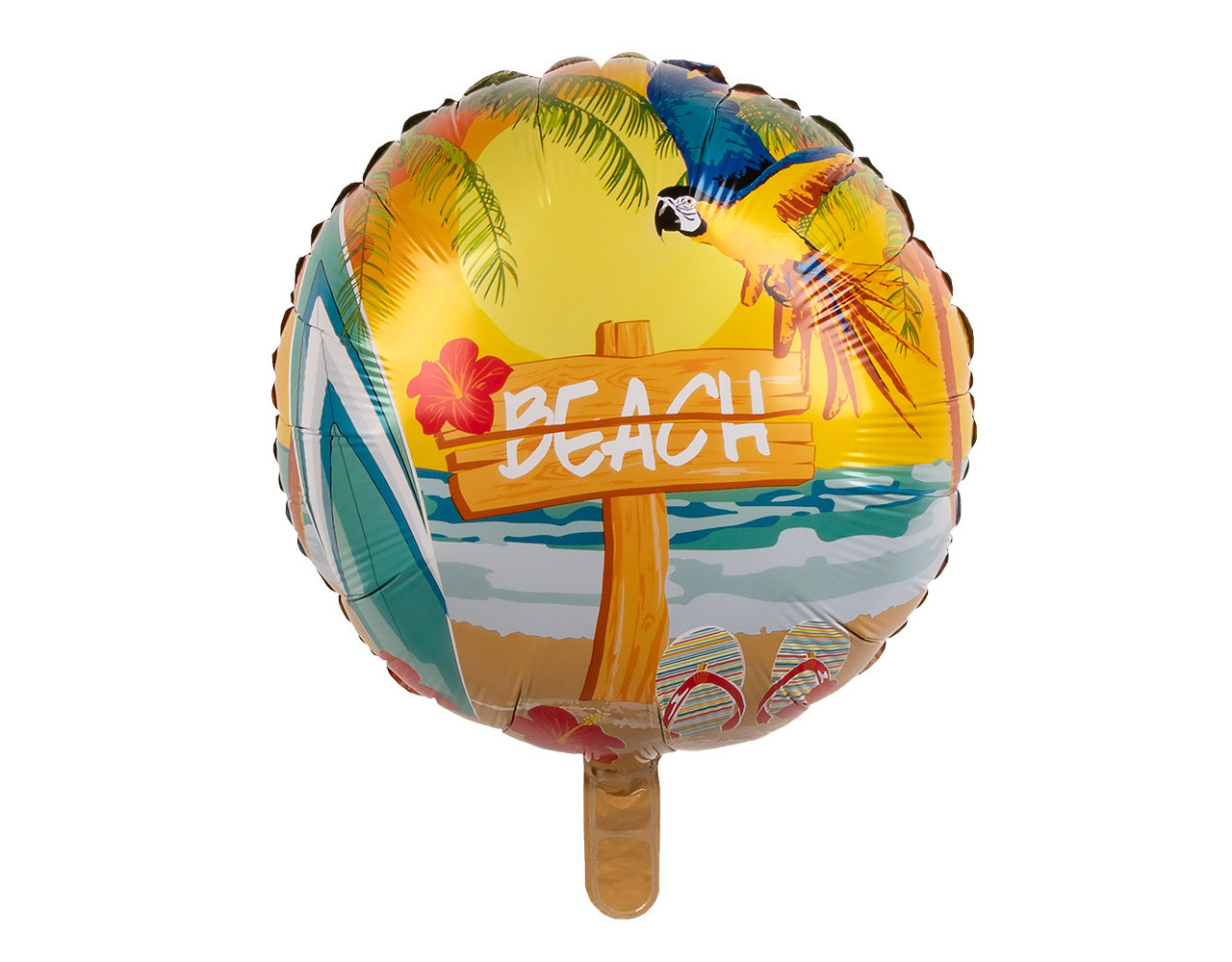 Helium Ballon Beach Dubbelzijdig 45cm Partywinkel