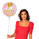 Geboorte Helium Ballon Hello Girl! Leeg 45cm Geboorte Helium Ballon Hello Girl! Leeg 45cm