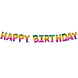 Regenboog Happy Birthday Letter Ballon Set 8m Regenboog Happy Birthday Letter Ballon Set 8m