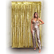 Gouden Deurgordijn Metallic 2m Gouden Deurgordijn Metallic 2m
