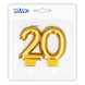 Gouden Kaars 20 Jaar 8cm Gouden Kaars 20 Jaar 8cm