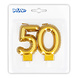 Gouden Kaars 50 Jaar 8cm Gouden Kaars 50 Jaar 8cm