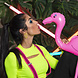 Flamingo Opblaasbaar 60cm Flamingo Opblaasbaar 60cm