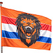 Gevelvlag Brullende Leeuw Xxl 3m Gevelvlag Brullende Leeuw Xxl 3m