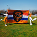 Gevelvlag Brullende Leeuw Xxl 3m Gevelvlag Brullende Leeuw Xxl 3m