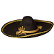 Zwarte Sombrero Carlos 55cm Zwarte Sombrero Carlos 55cm