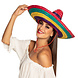 Gekleurde Sombrero 49cm Gekleurde Sombrero 49cm