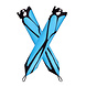 Blauwe Kostuum Set Vlinder 4 delig Blauwe Kostuum Set Vlinder 4 delig