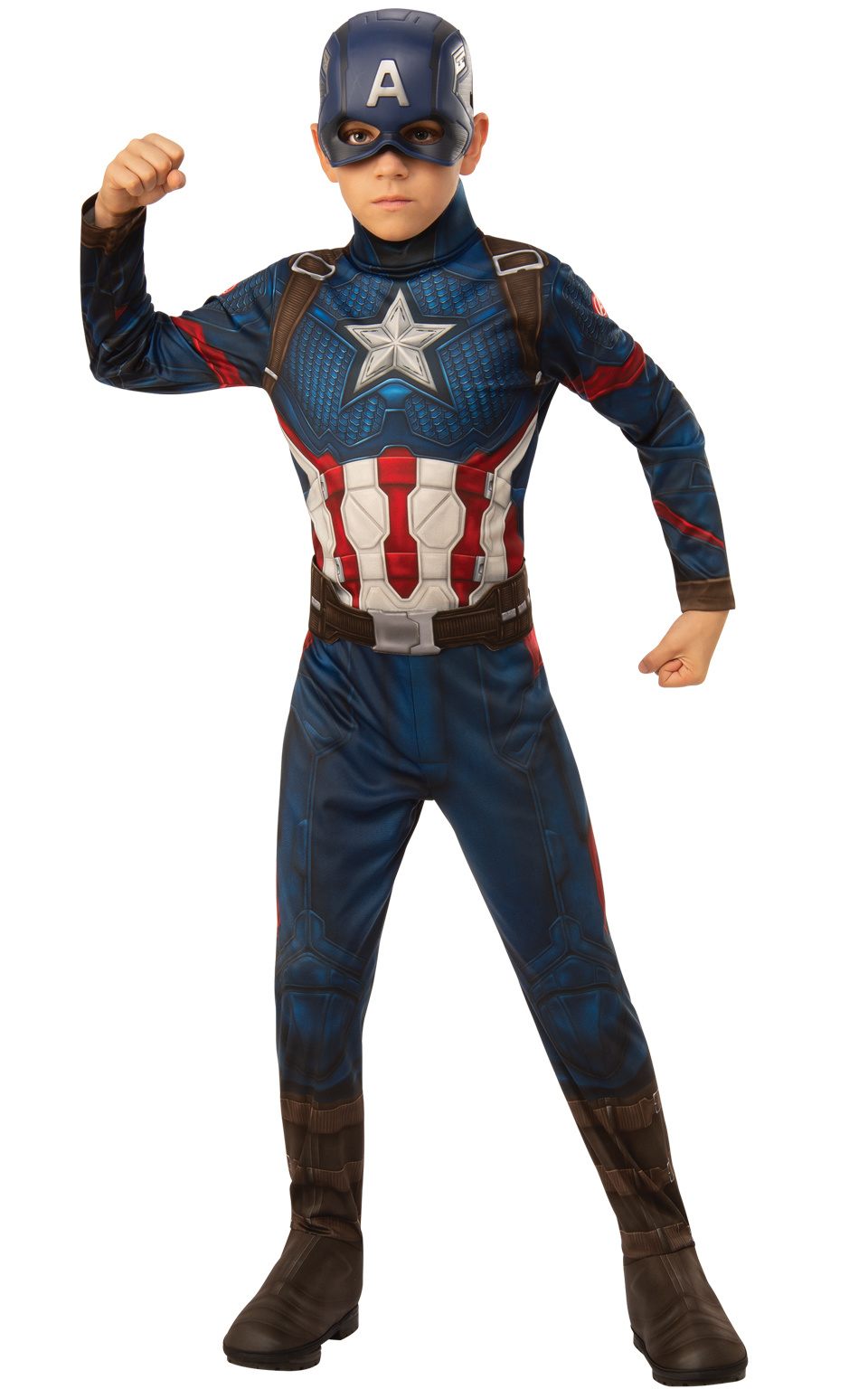 royalty doolhof Calamiteit Captain America Kostuum Kind Blauw - Partywinkel