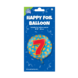Helium Ballon 7 Jaar Gekleurd Leeg 46cm Helium Ballon 7 Jaar Gekleurd Leeg 46cm