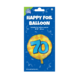 Helium Ballon 70 Jaar Gekleurd Leeg 46cm Helium Ballon 70 Jaar Gekleurd Leeg 46cm