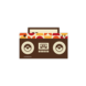 Flower Power Deurbord 50cm Flower Power Deurbord 50cm