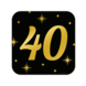 Deurbord 40 Jaar 50cm Deurbord 40 Jaar 50cm