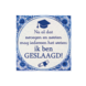 Delftsblauw Tegel Geslaagd School 15cm Delftsblauw Tegel Geslaagd School 15cm