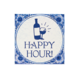 Delftsblauw Tegel Happy Hour 15cm Delftsblauw Tegel Happy Hour 15cm