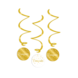 Gouden Hangdecoratie Congrats 17cm Gouden Hangdecoratie Congrats 17cm