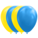 Blauw Gele Ballonnen 30cm 10st Blauw Gele Ballonnen 30cm 10st