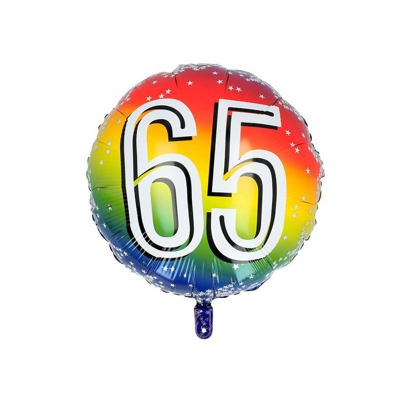 65 Jaar Helium Ballon 45cm - Partywinkel