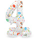 Helium Ballon 4 Jaar Feest Met Standaard Leeg 41cm Helium Ballon 4 Jaar Feest Met Standaard Leeg 41cm