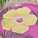 Gele Servetten Bloemen 16,5cm 16st Gele Servetten Bloemen 16,5cm 16st