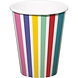 Bekers Strepen 250ml 6st Bekers Strepen 250ml 6st