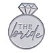 Bruiloft Button The Bride 2,5m Bruiloft Button The Bride 2,5m
