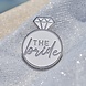Bruiloft Button The Bride 2,5m Bruiloft Button The Bride 2,5m