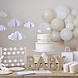 Hanging Decorations 3D Clouds White Hanging Decorations 3D Clouds White