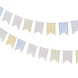 Garland Blossom Print Flag Garland with Scalloped Edge Garland Blossom Print Flag Garland with Scalloped Edge