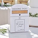Card Box Customisable Wedding Post Box White Card Box Customisable Wedding Post Box White