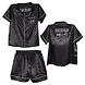 Zwarte Pyjama Bridesmaid Maat L Zwarte Pyjama Bridesmaid Maat L