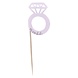 Cupcake Toppers Team Bride 5cm 12st Cupcake Toppers Team Bride 5cm 12st
