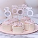 Cupcake Toppers Team Bride 5cm 12st Cupcake Toppers Team Bride 5cm 12st