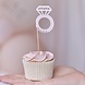 Cupcake Toppers Team Bride 5cm 12st Cupcake Toppers Team Bride 5cm 12st