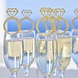 Glasmarkers Diamanten 5cm 6st Glasmarkers Diamanten 5cm 6st
