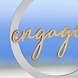Bruiloft Taarttopper Engaged 11cm Bruiloft Taarttopper Engaged 11cm