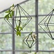 Hanging Decor Small Geo Metal Hanging Decorations Hanging Decor Small Geo Metal Hanging Decorations