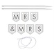 Bruiloft Taarttopper Mr & Mrs 15cm Bruiloft Taarttopper Mr & Mrs 15cm
