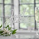 Bruiloft Tafeldecoratie Just Married 25cm Bruiloft Tafeldecoratie Just Married 25cm
