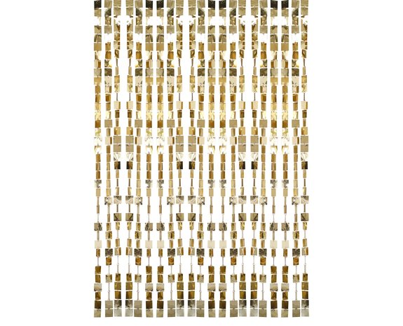 Gouden Deurgordijn 96cm Gouden Deurgordijn 96cm