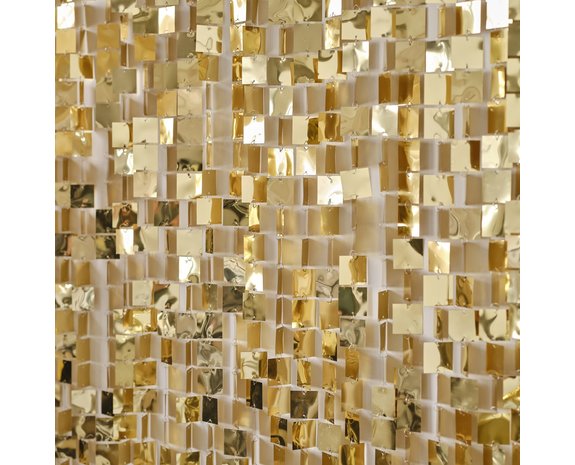Gouden Deurgordijn 96cm Gouden Deurgordijn 96cm