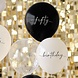 Balloon Bundle 50th Birthday Black, Nude, Cream, Champagne Chrome Balloon Bundle 50th Birthday Black, Nude, Cream, Champagne Chrome