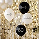 Ballonnen Set 60 Jaar 30cm 5st Ballonnen Set 60 Jaar 30cm 5st